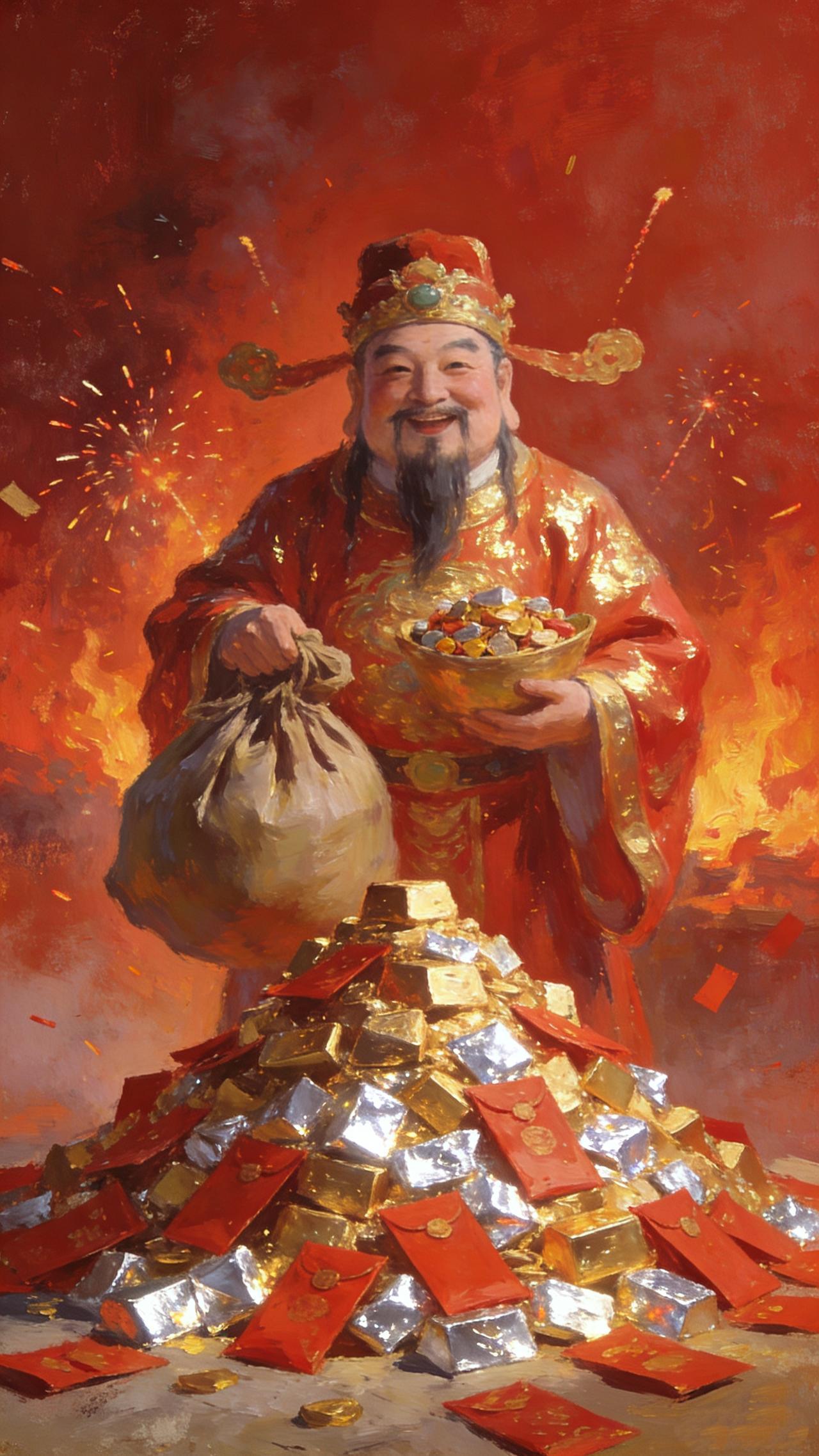 你拜谁当财神，决定了你能赚多少钱。

王亥——做买卖的祖师爷，管流通。开工厂、搞