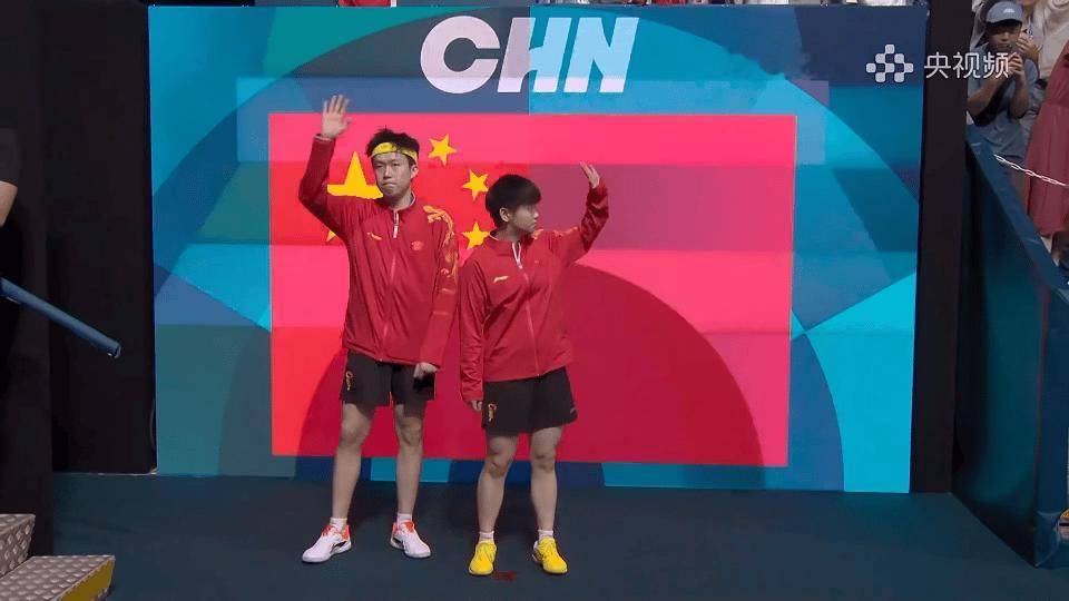 乒乓球混双决赛孙颖莎王楚钦赢了！获得金牌！ ​​​