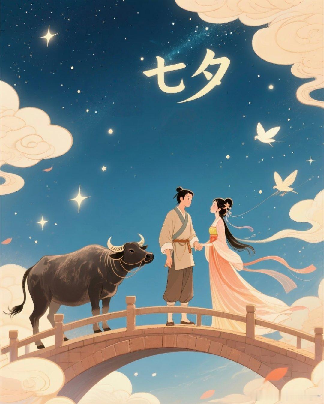 七夕真的不是和谁过都一样别再说七夕和谁过都无所谓了。凑活的约会只剩尴尬，同频的相
