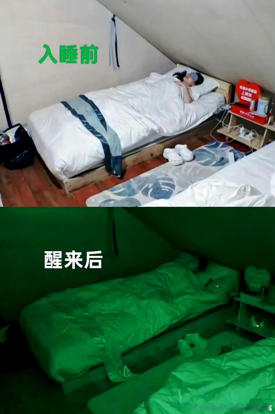 原来女明星抗住镜头的秘密藏在睡姿里！李沁睡前像被按了暂停键，脊背挺得笔直，连枕头