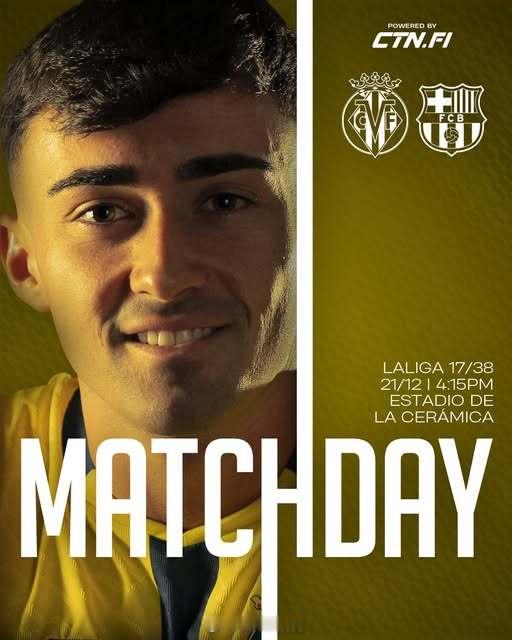 比利亚雷亚尔vs巴萨 23:10，在雷速体育单口解说25-26赛季西甲联赛第17