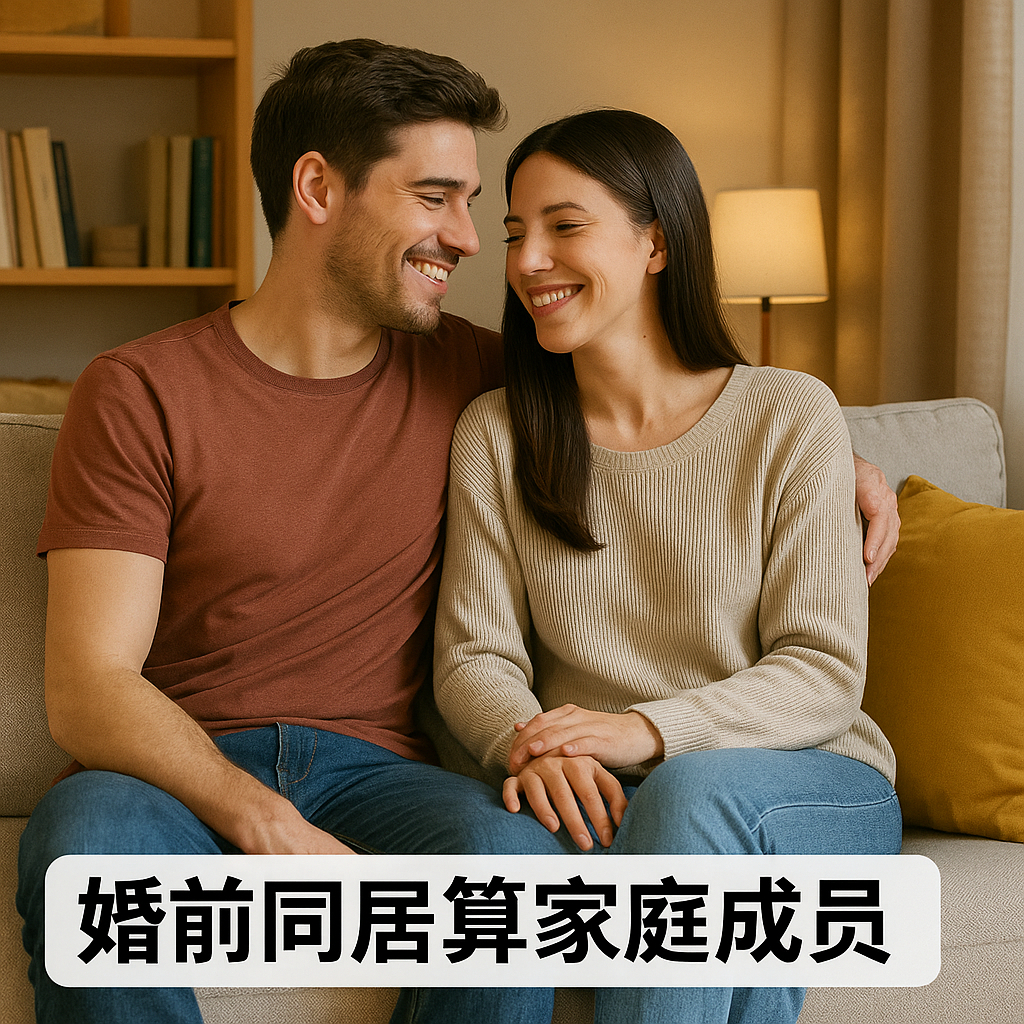 我觉得没毛病呀，都同居了不算是家庭成员算是P友？同居意味着共同生活、共同承担生活