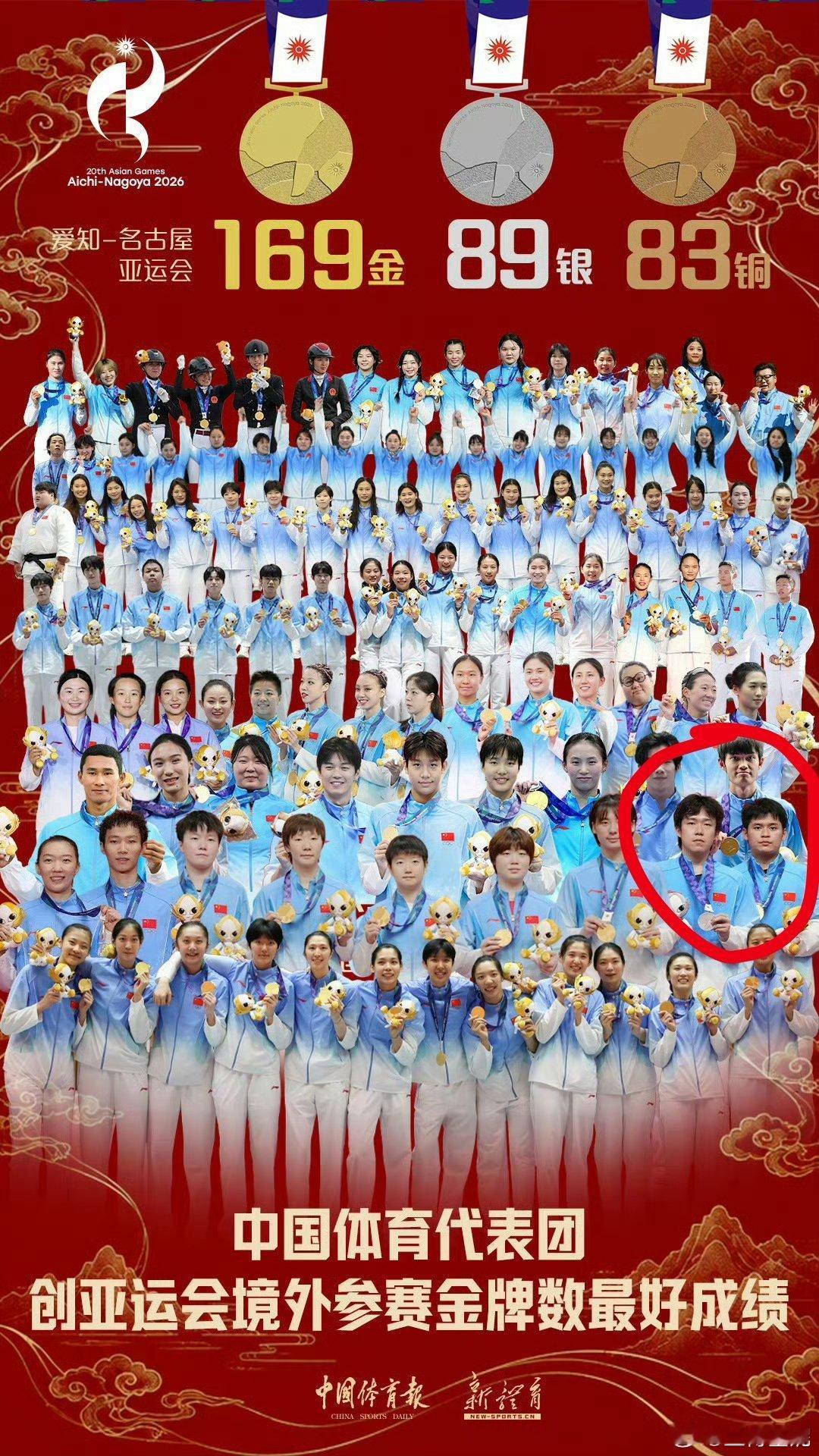 亚运会海报国乒男单包揽冠亚，你们怎么不笑啊，是有什么心事吗 ​​​