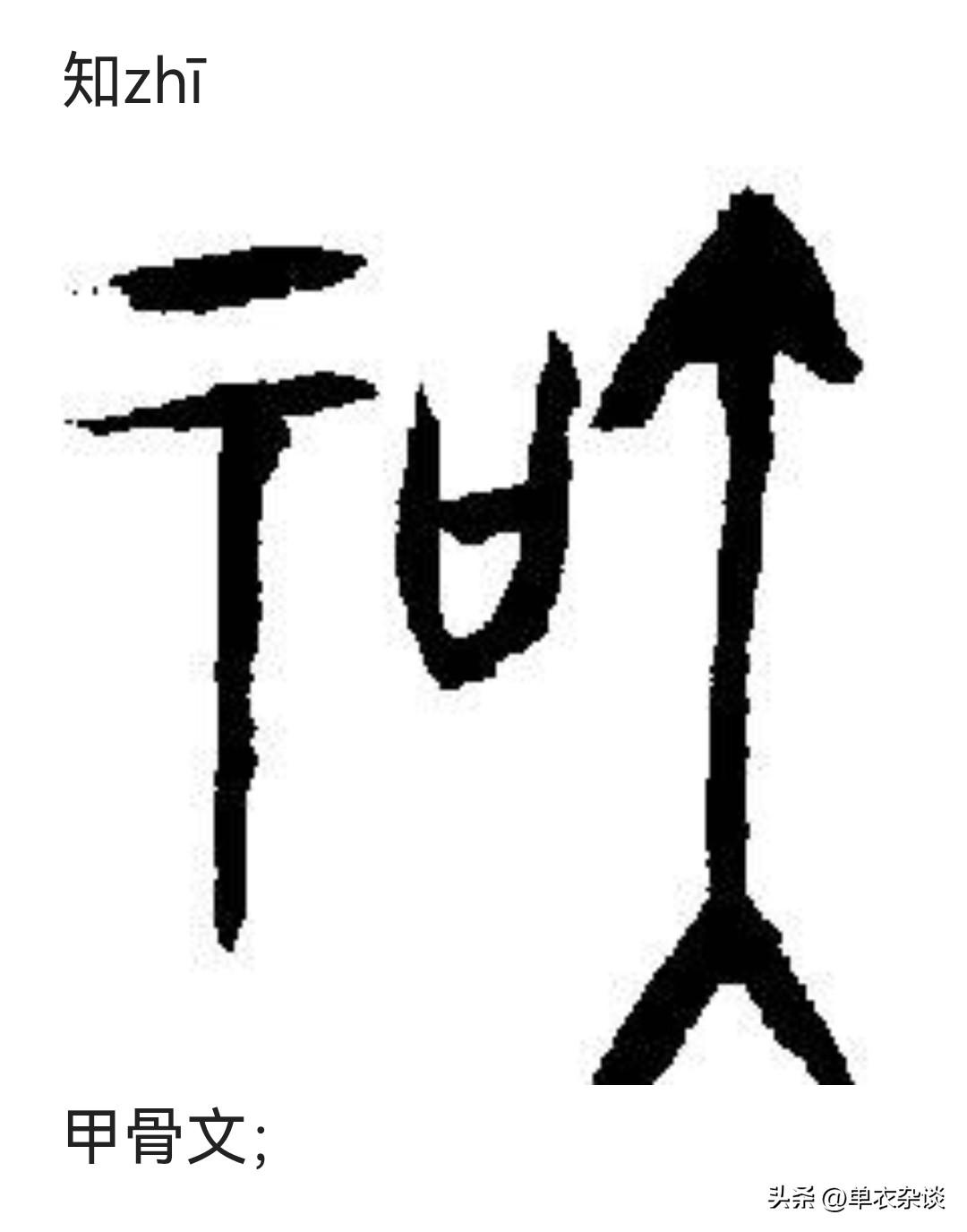 知这个字有点意思。
箭头，口，路。
放一起是指出路怎么走。
和知经常在一起出现的