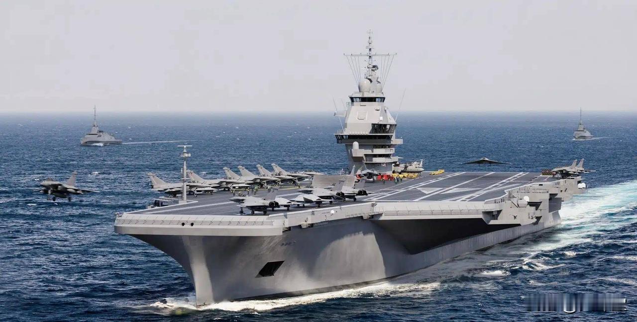 受中国004核航母刺激太大，法国掀桌子了，砸锅卖铁也要建新航母。中国不仅建004