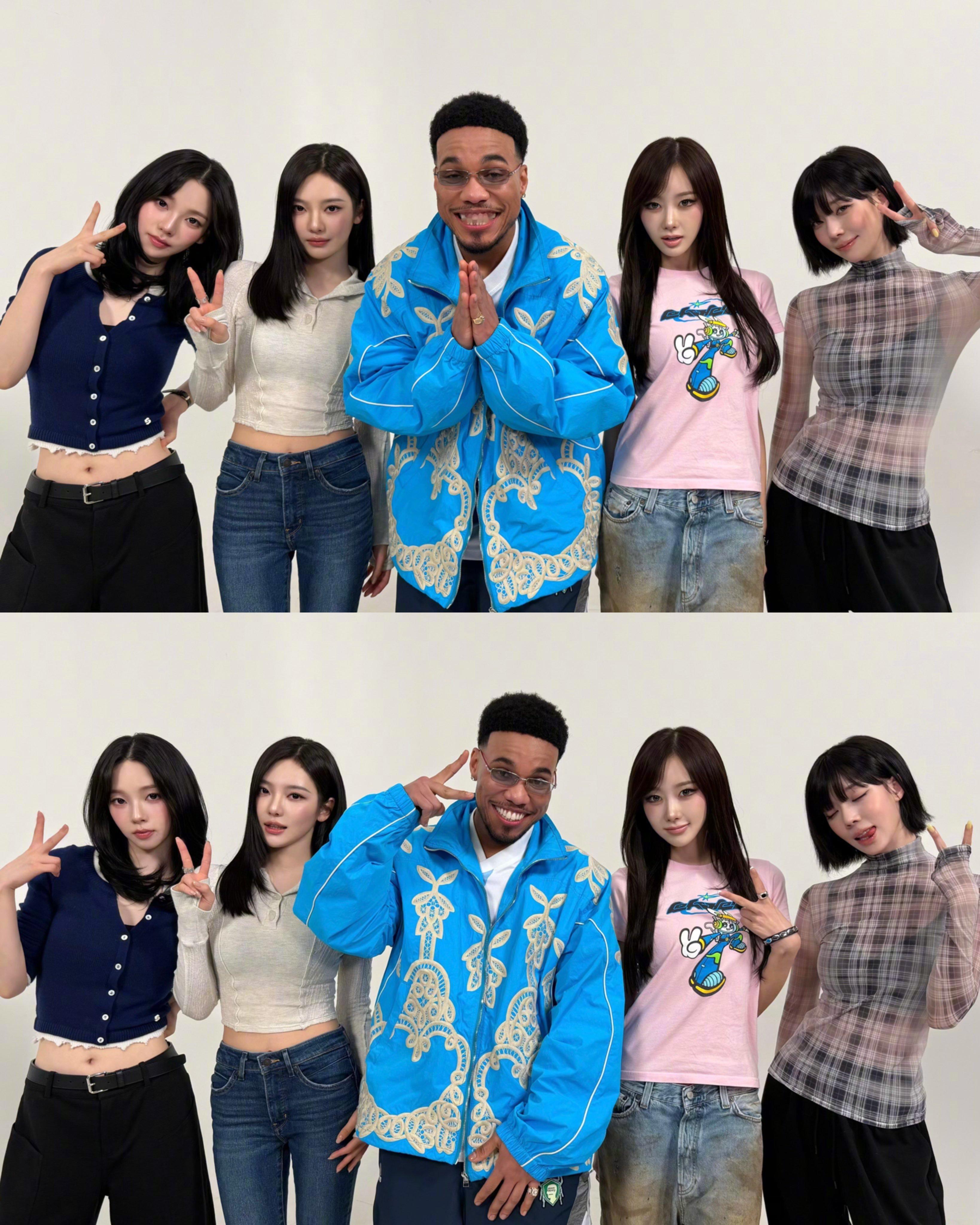 【Twi】aespa官推更新，Finally w/ Anderson .Paak