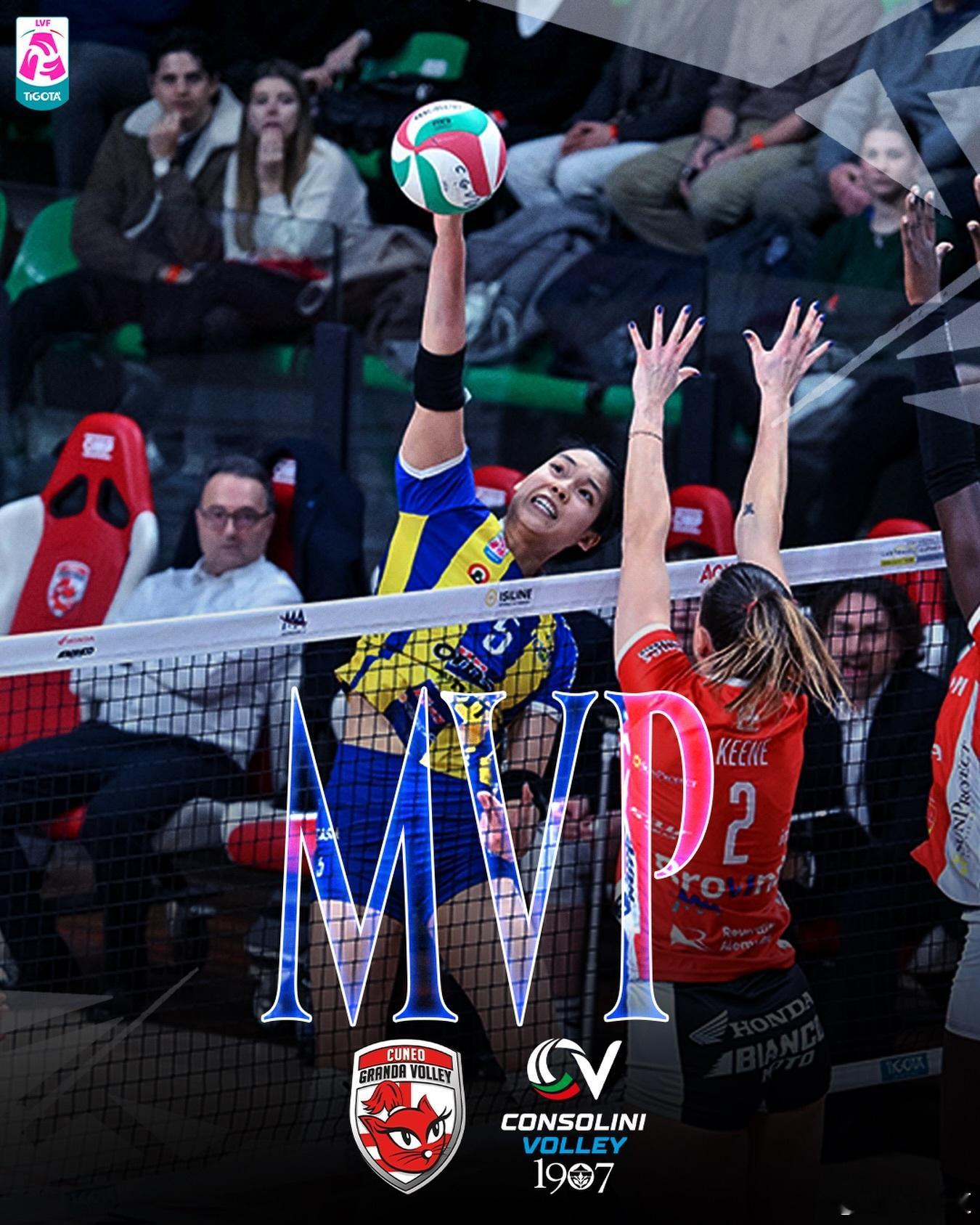 庄宇珊国际排坛动态庄宇珊在圣乔瓦尼的40天，8场比赛 137分 313扣122中