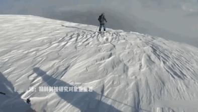 滑雪的恐怖时刻。。。 ​​​