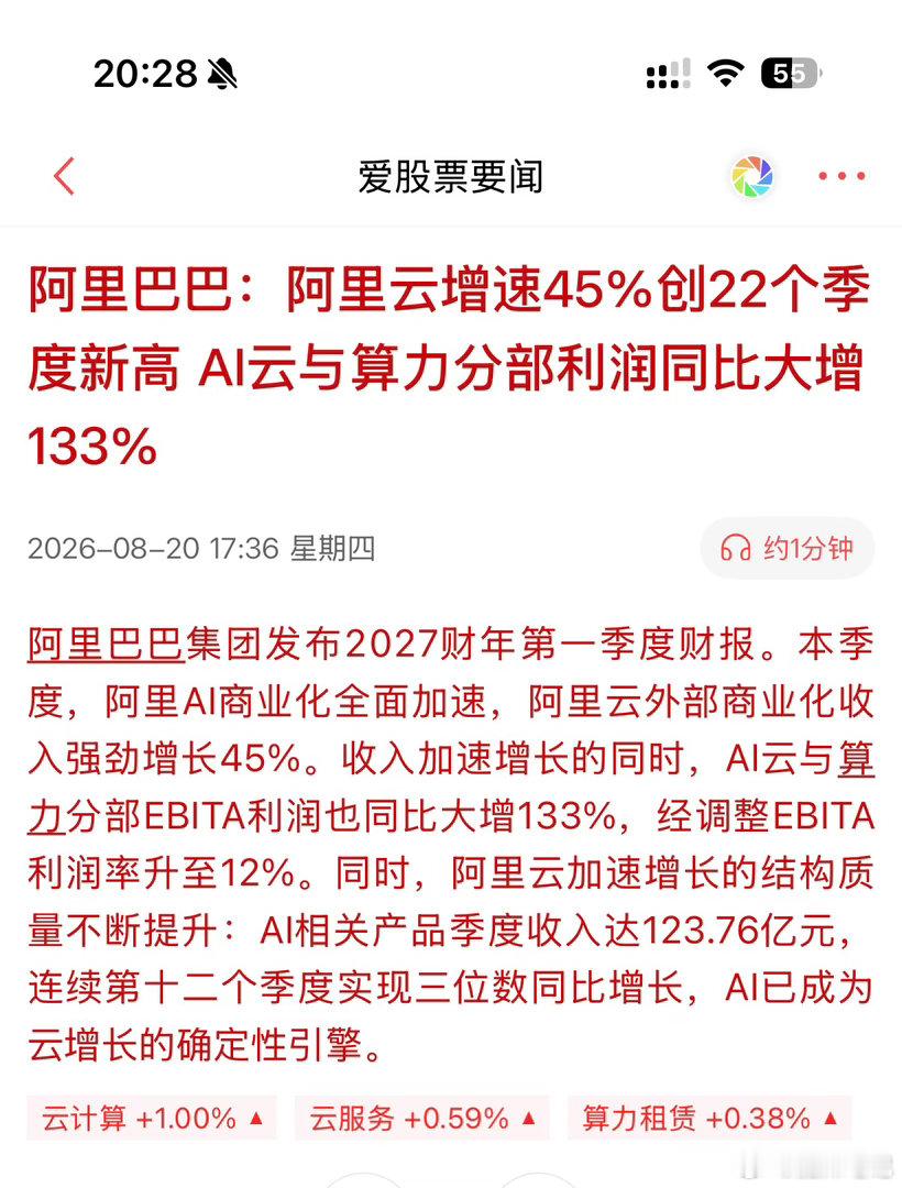 阿里巴巴财报最大的亮点是，又加大AI投资了！资本支出高达676.78亿，同比增长