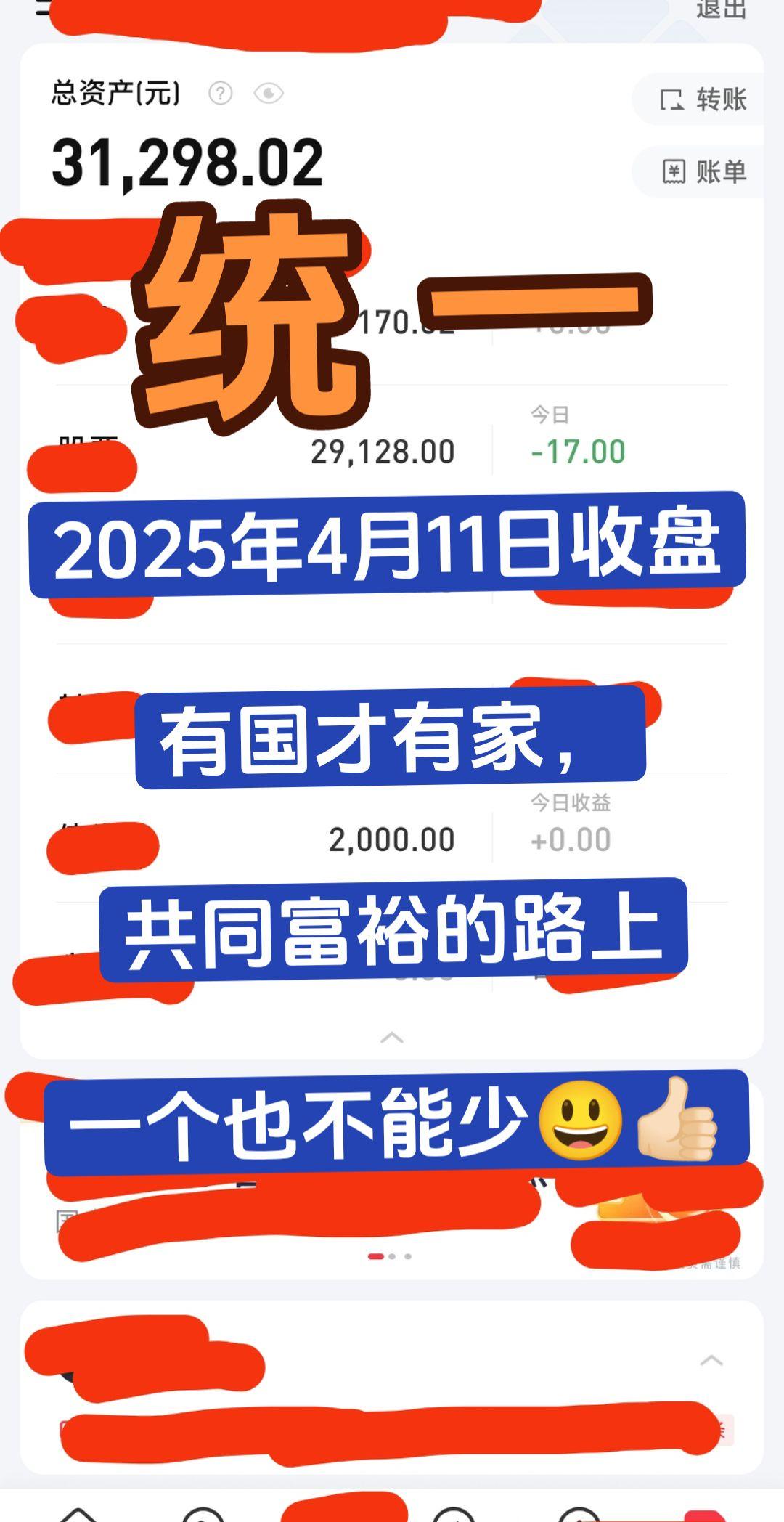 实盘记录 投资有风险理财需谨慎