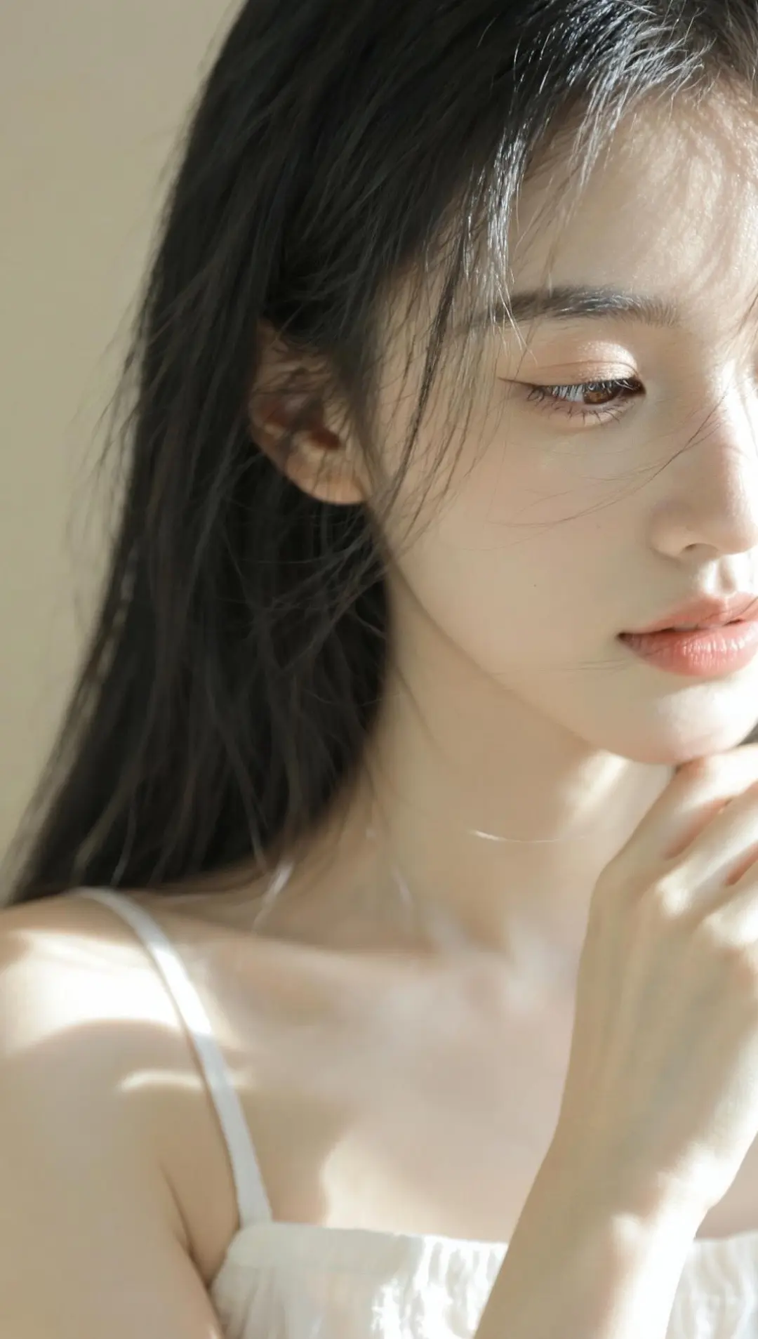AI柔焦慵懒写真 ai创作 柔美氛围感写真 女生写真高级感 女生氛围感写真
