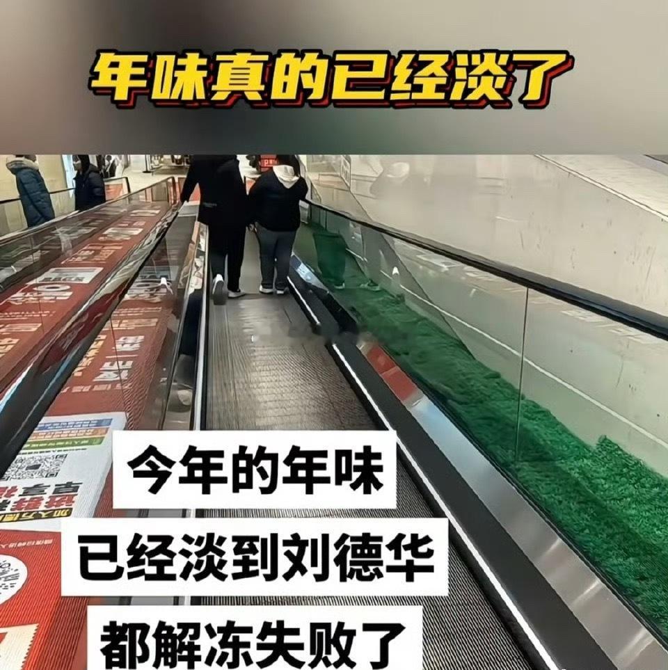 刘德华解冻失败是啊，年味都变淡了，原来是没有刘德华了