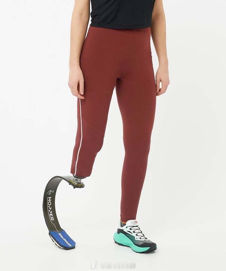 萨洛蒙 Salomon SENSE AERO STOW 紧身裤的产品页面，用了残