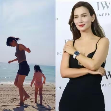 不得不说，
产后状态这事儿，真不是一句“运气好”能解释透的。
你看40岁的卢靖姗