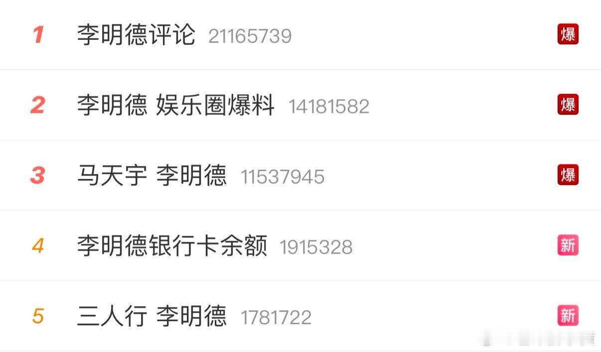 鹅要恨死李明德了……现在都不关心星光大赏内场的消息了，前五都是李明德…… 