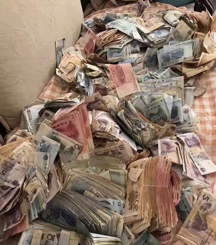 婆婆走了，这是她一生的积蓄[捂脸]