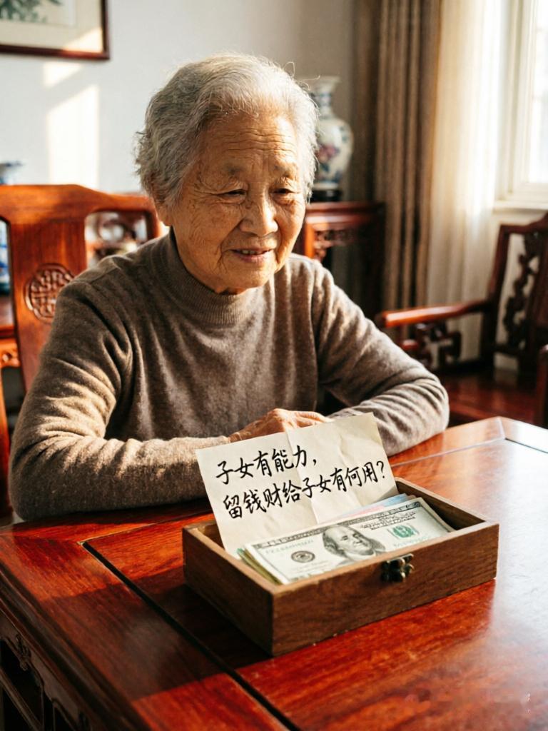 子女有能力，留钱财给他们有何用？子女无能力，留钱财给他们有何用？？
林则徐也说过