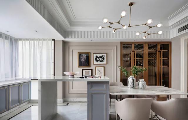 210㎡现代轻奢，华丽优雅的设计，不凡脱俗好高级