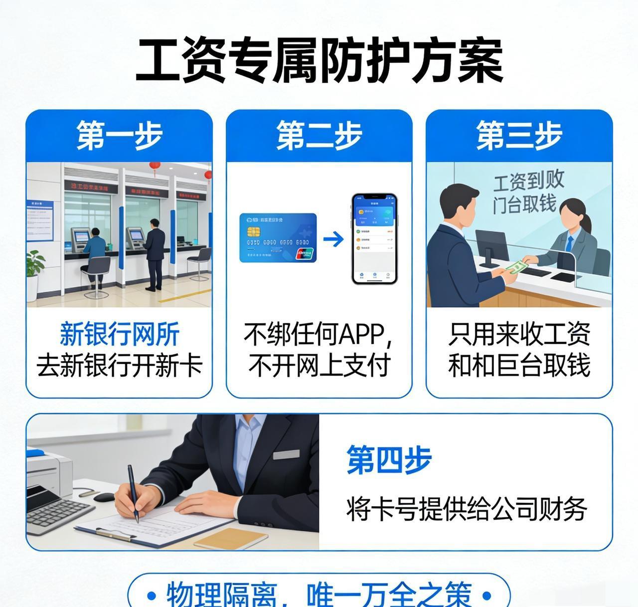 工资到账，手机响了。
第一声“叮”，钱进来了。
没等我笑完，第二声“叮”，钱没了