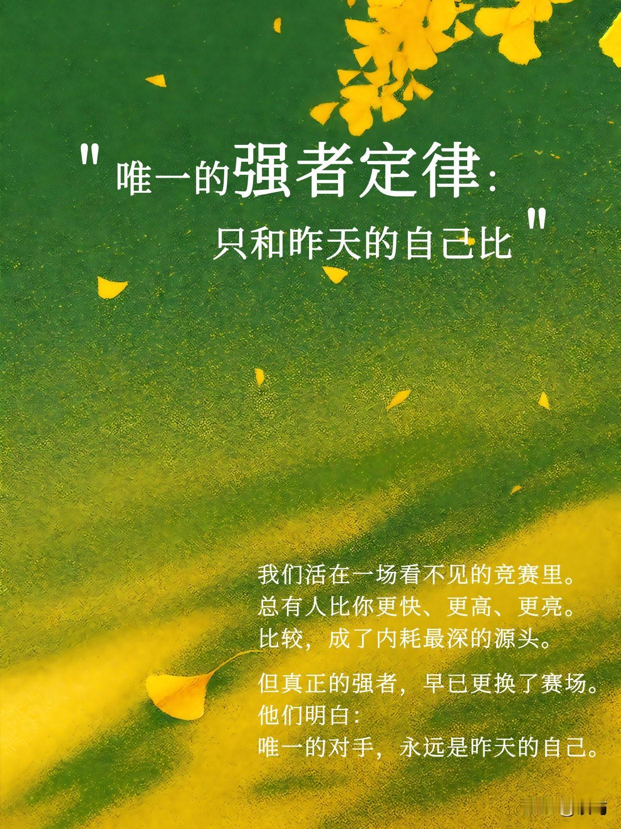 我们活在一场看不见的竞赛里。
总有人比你更快、更高、更亮。
比较，成了内耗最深的