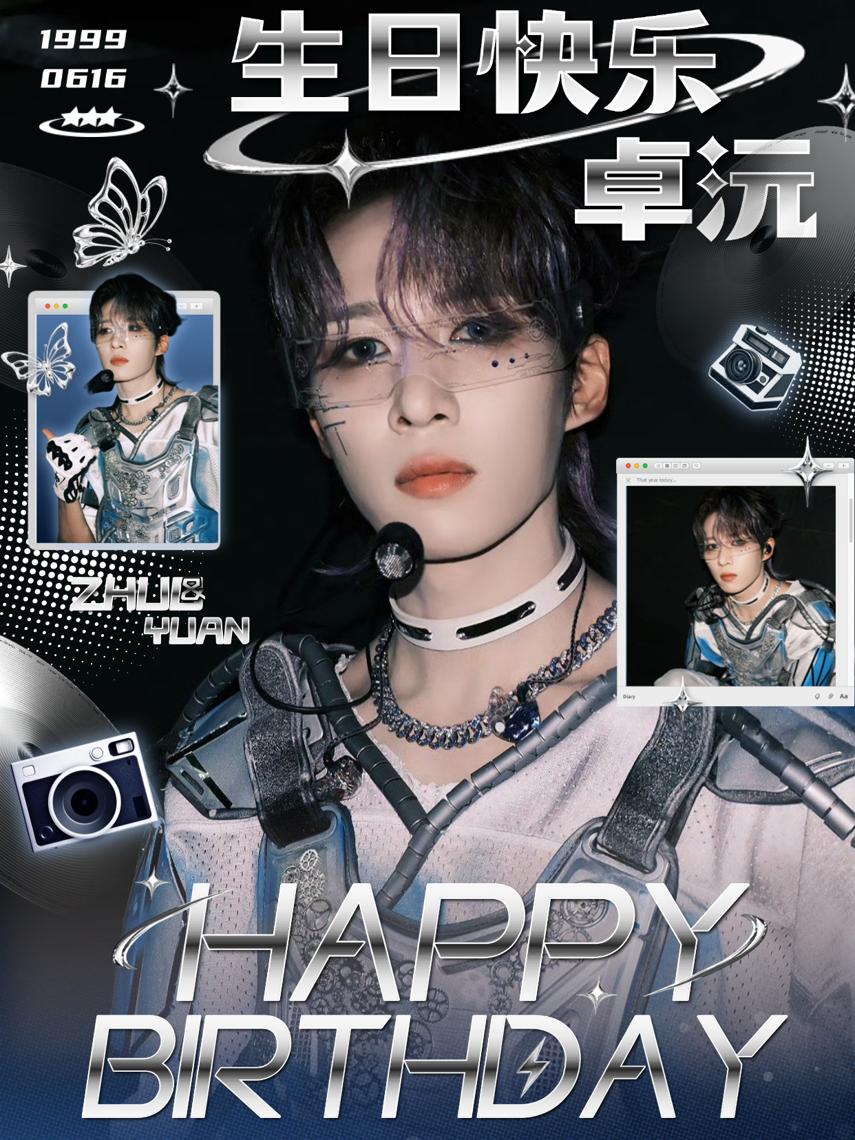 卓沅 💜 卓沅0616生日快乐 距离卓沅27岁生日倒计时还有70天！