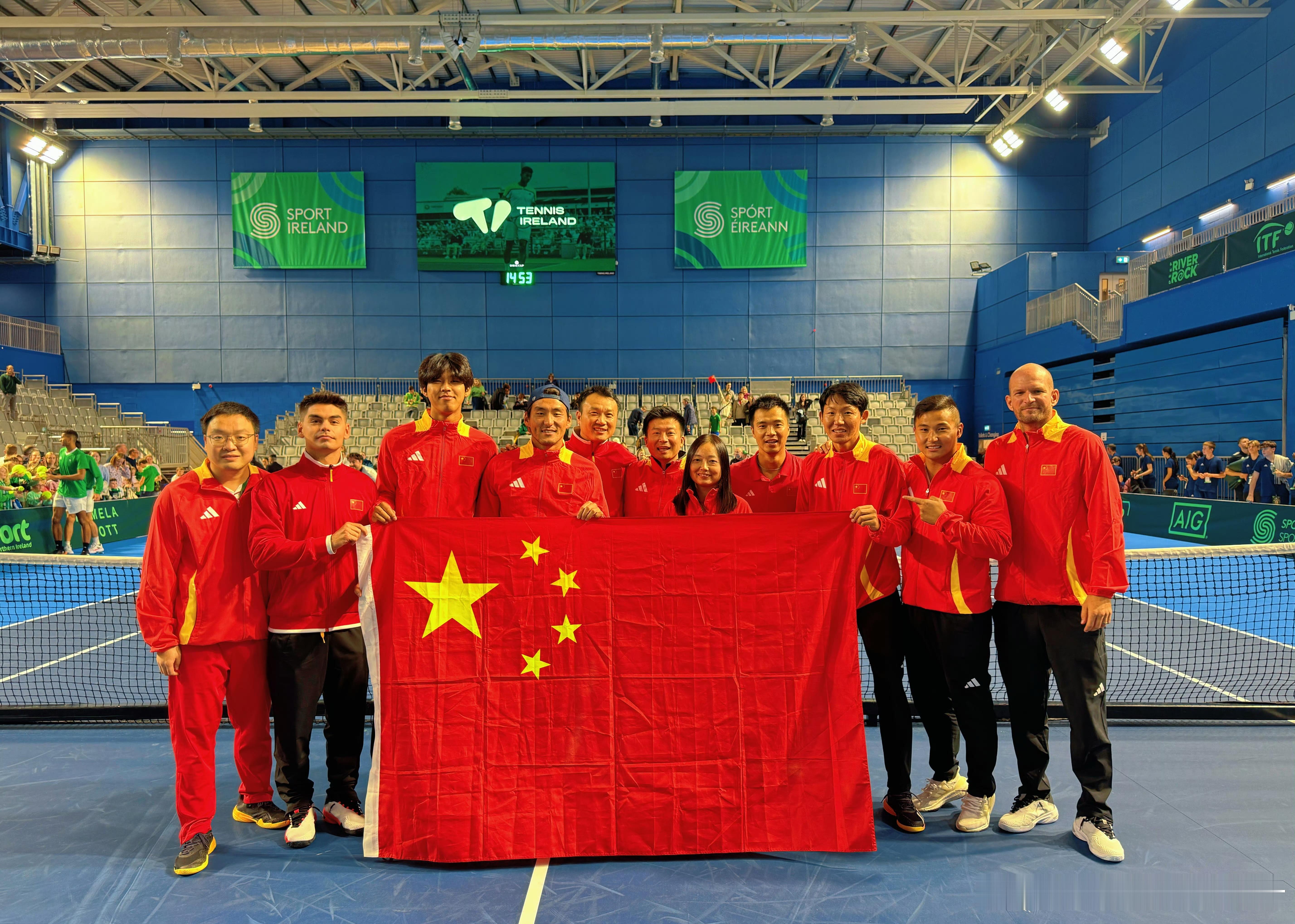 🔵戴维斯杯世界二组✅🇨🇳中国队3-1击败🇮🇪爱尔兰队跻身2026戴维斯