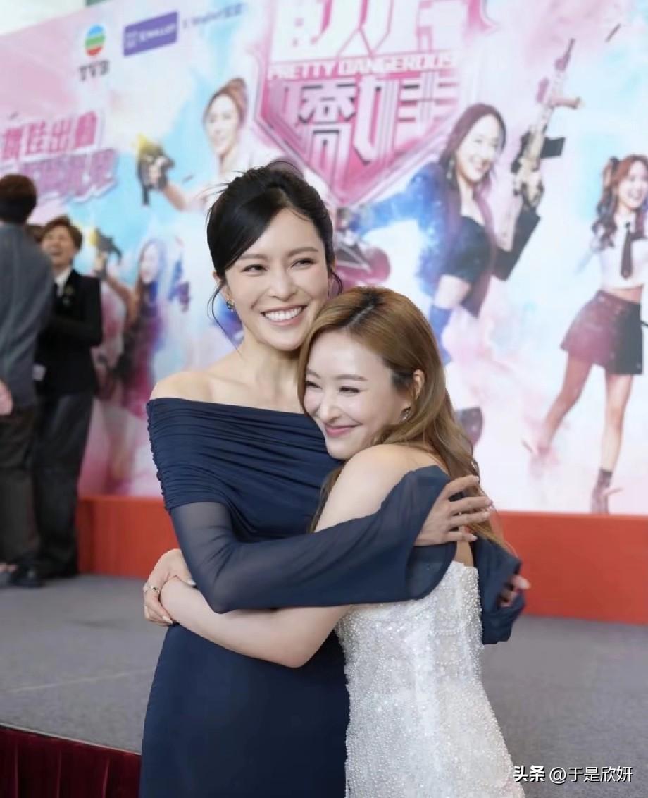 TVB两大女神同框，这画面谁看了不迷糊！
在新剧《婚后》发布会上，张曦雯和陈滢并