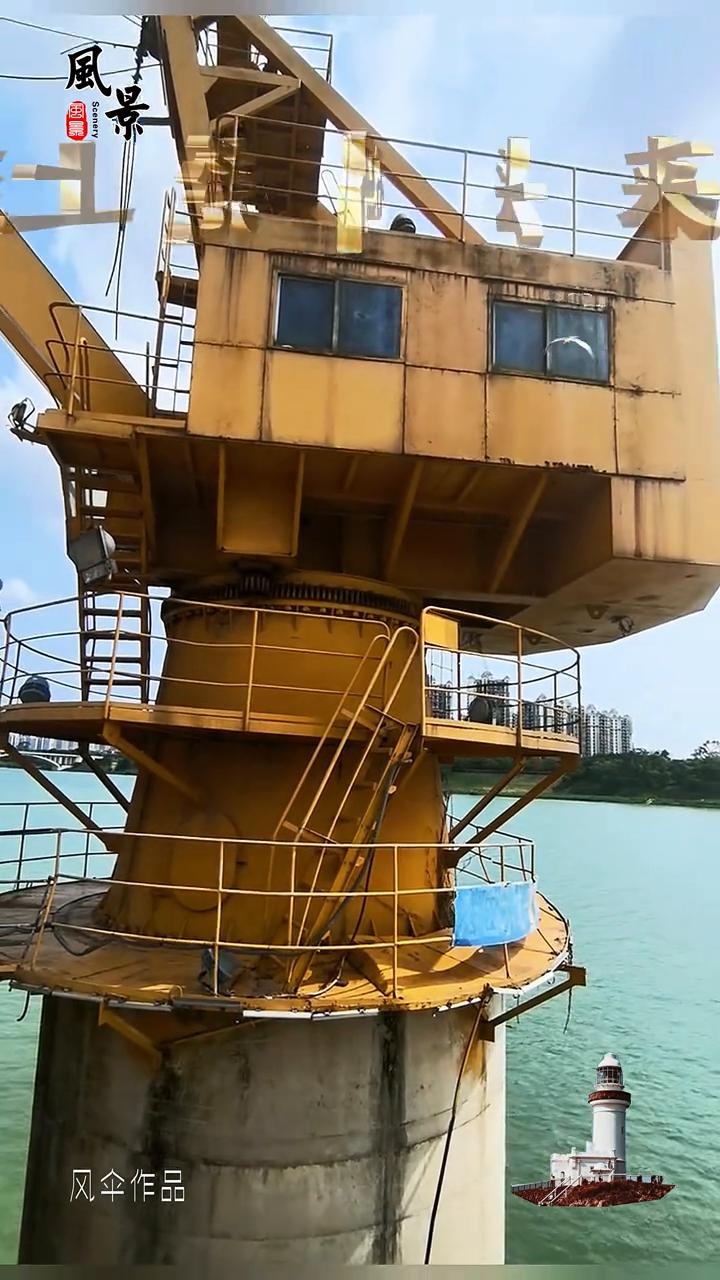 我到上尧码头来看风景。
风伞作品。