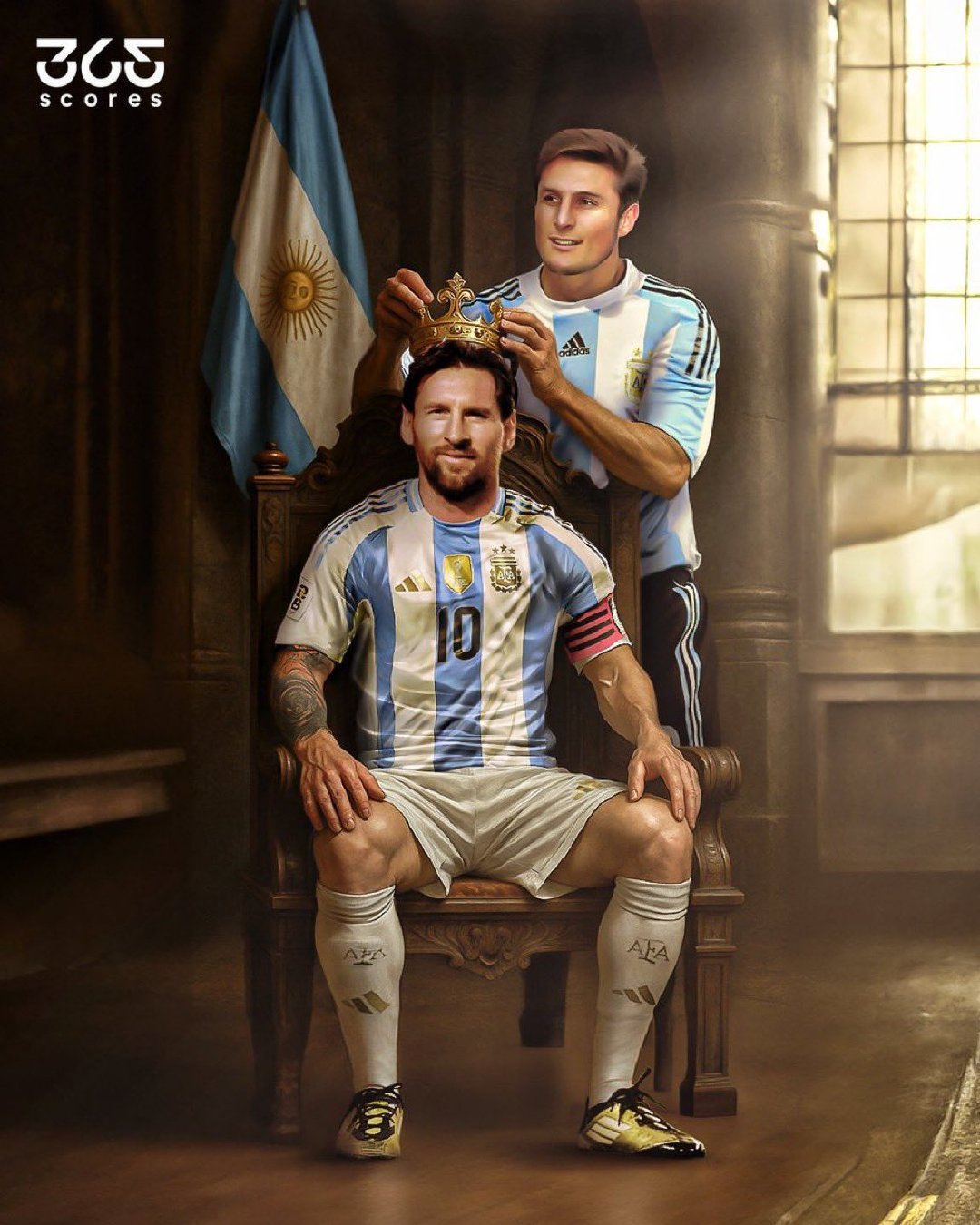 萨内蒂做客Viva el Futbol节目，谈到了马拉多纳和梅西相关话题。💬关