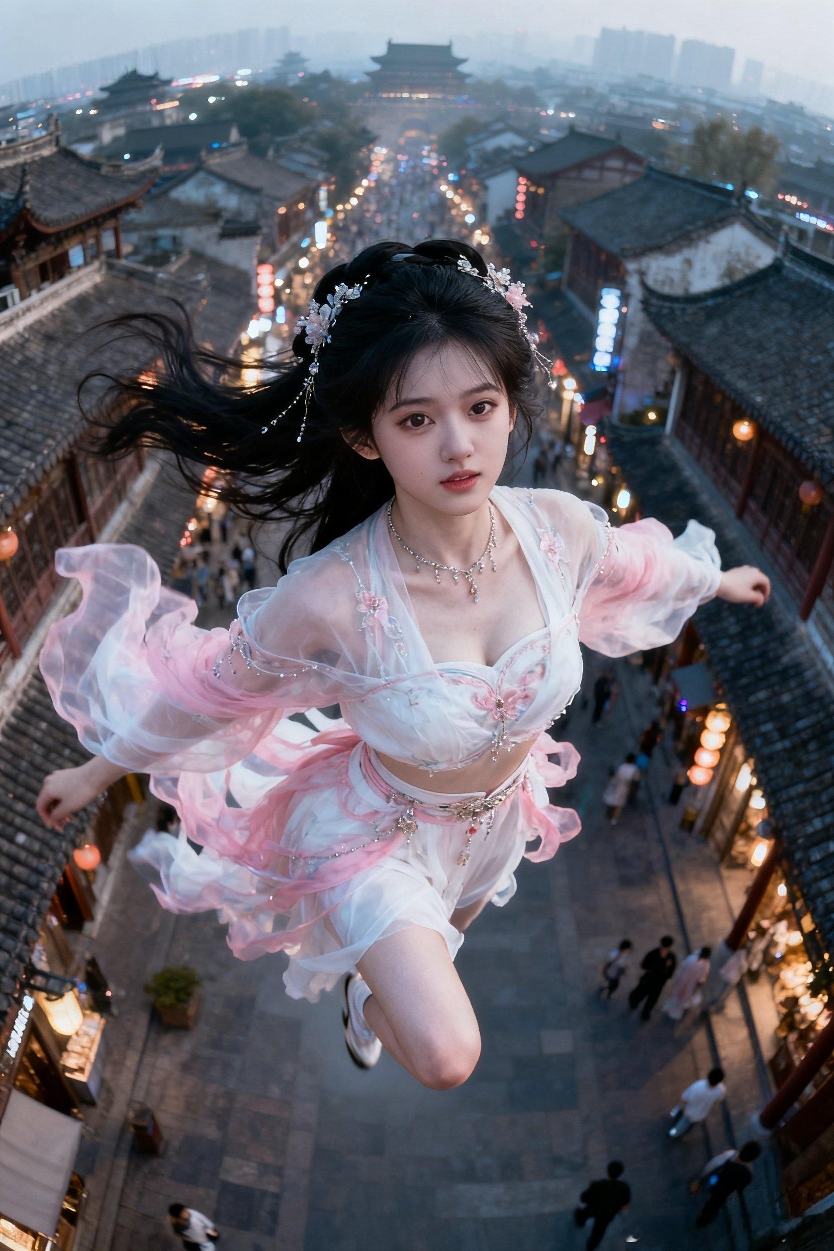 信不信我就是飞天小仙女，降落古城！哪个女生没有一个仙女梦嘛？行摄漫记聂小仙
