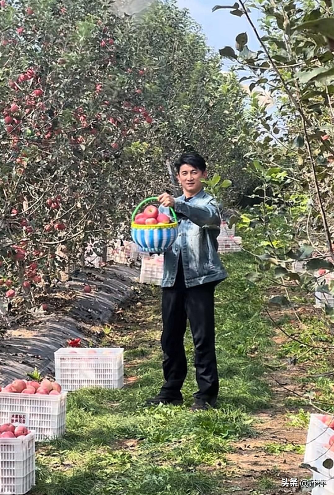 吴奇隆来到陕西白水，参加央视《山水间的家》节目录制。
 
白水是有名的中国苹果之