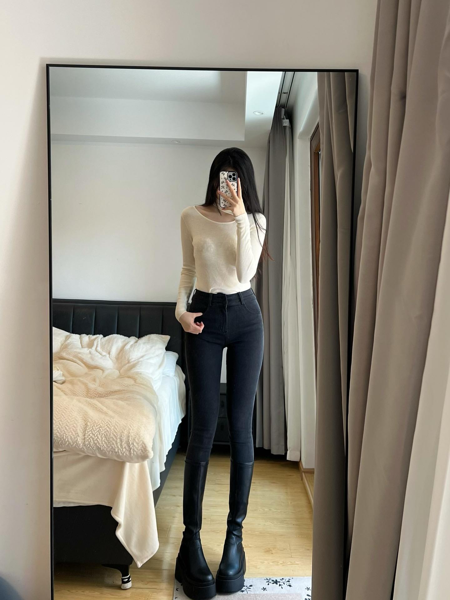 ootd穿搭 inmyfeelings 牛仔裤