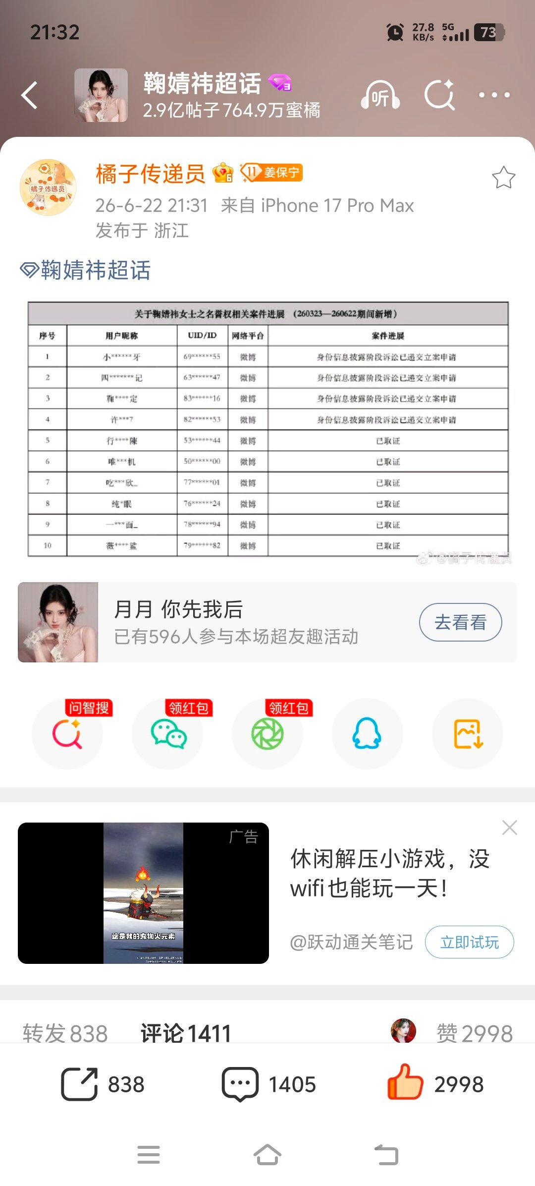 真正告的就是不一样 用户名称看得清 