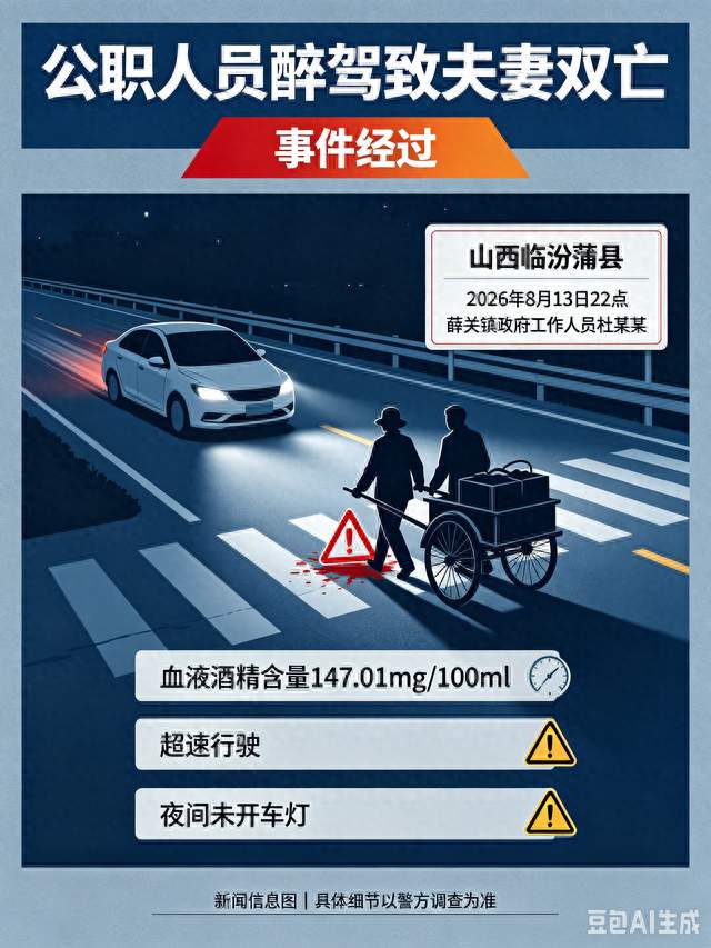 公职人员醉驾致夫妻身亡事件核心争议点梳理