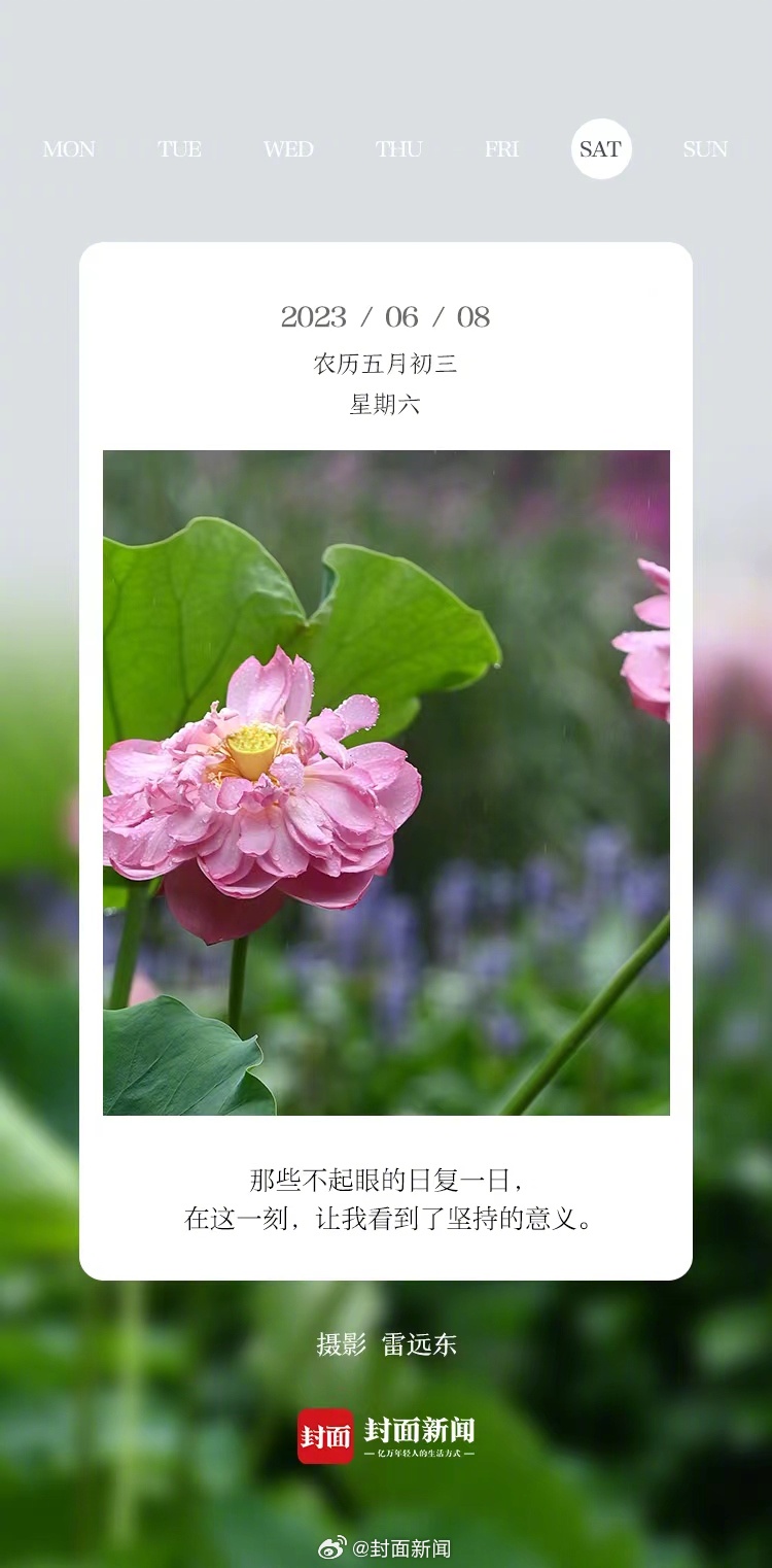 #小封日历# 早安！今天周六啦～#高考加油# ​​​