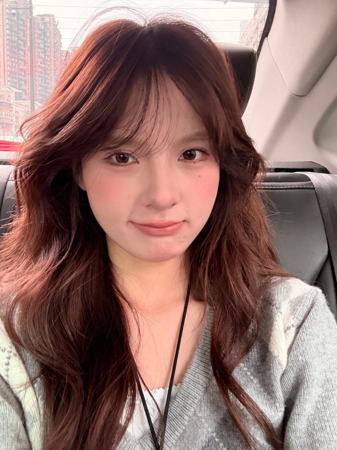 剪发后有种萌感^o^ 