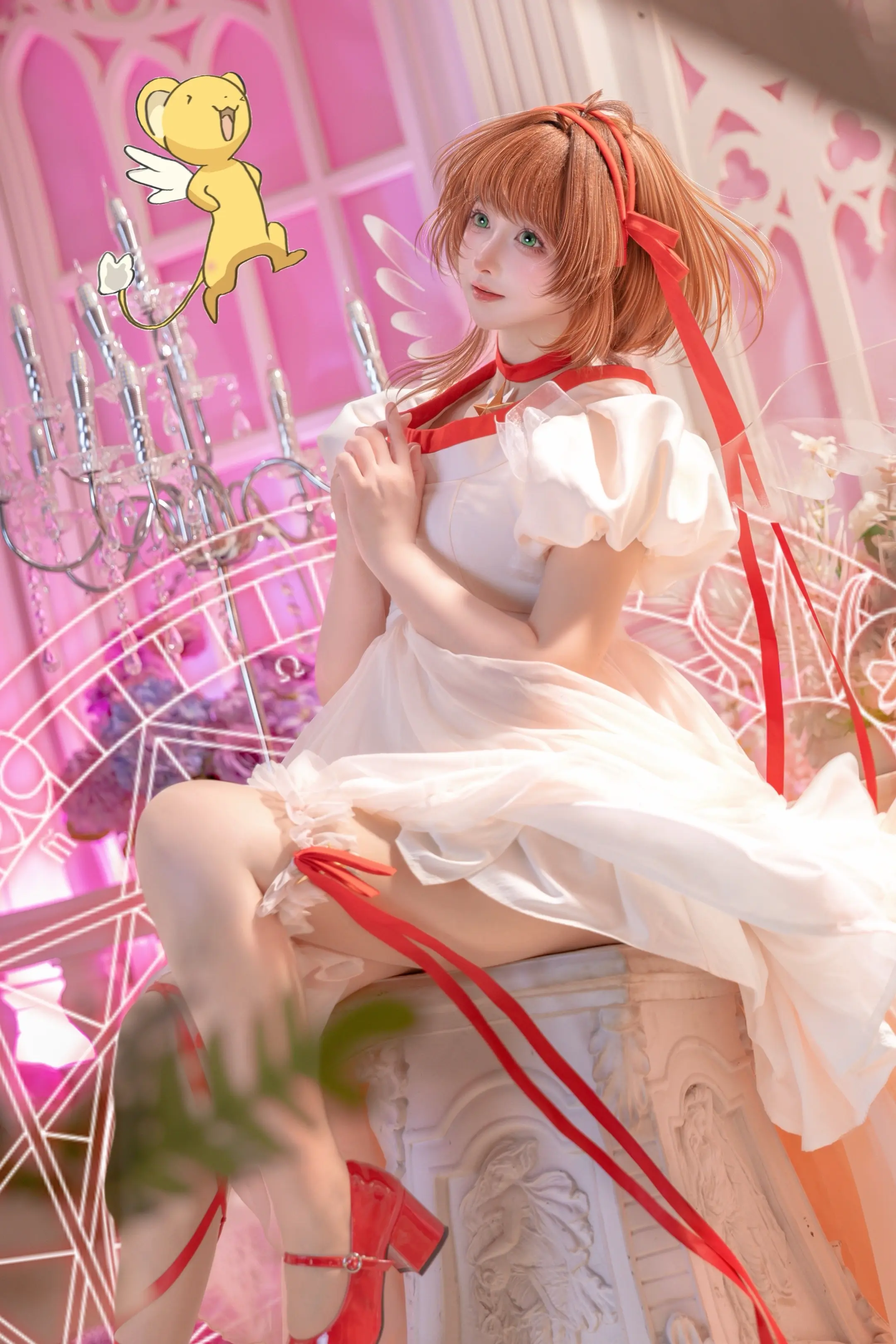 这个公主樱怎么翼里翼气的👑Sakura.📷：  赛博头发