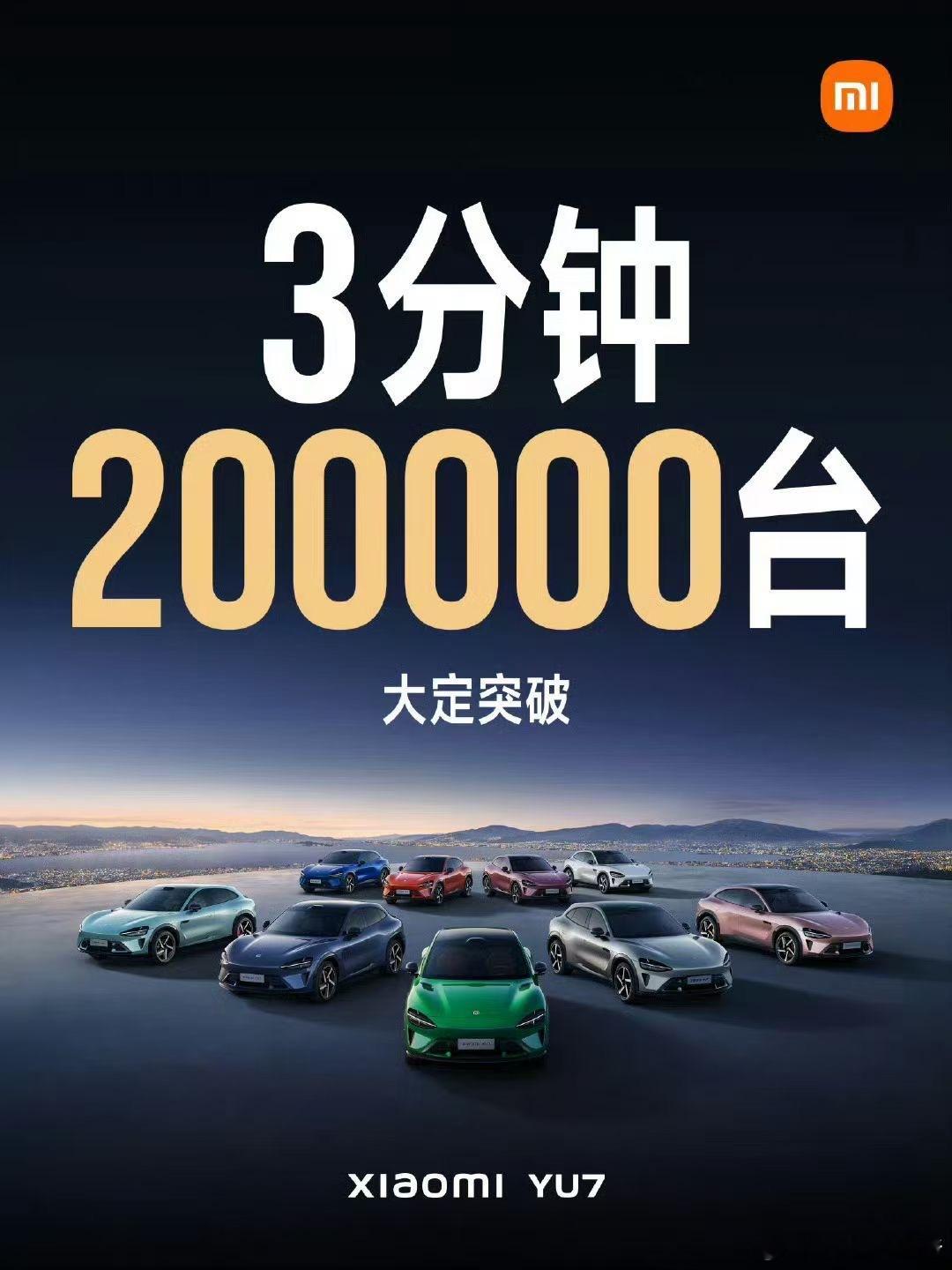 够狠，3分钟大定突破20万台[good][good][good] ​​​
