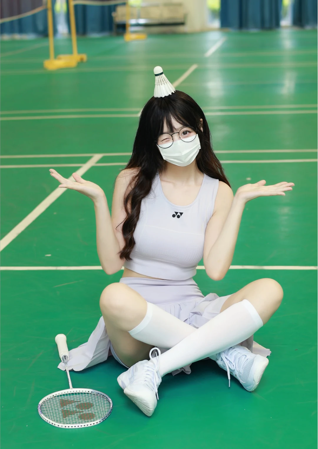 不开心的话就来打羽毛球吧🏸