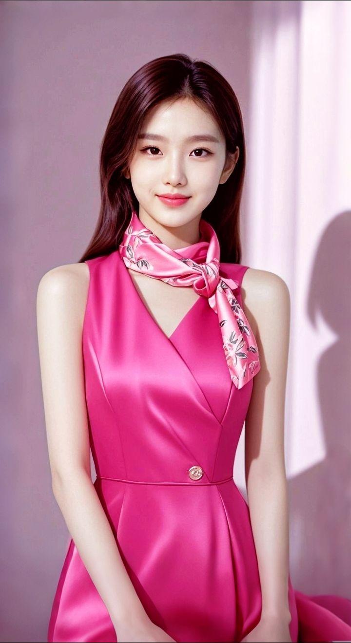 AI扩图 AI粉韵佳人