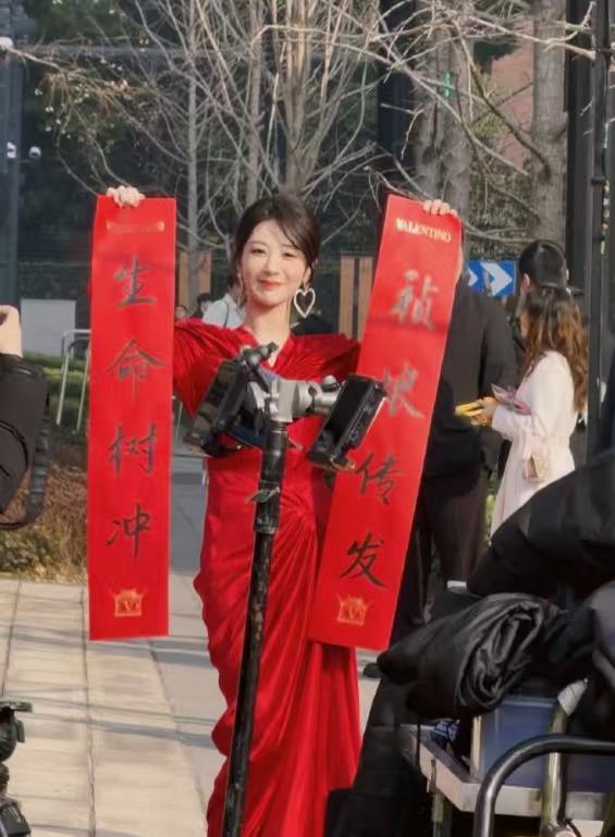 杨紫举对联宣传两部新剧《生命树》《祯娘传》，坐等和两个角色正式见面啦~杨紫举对联