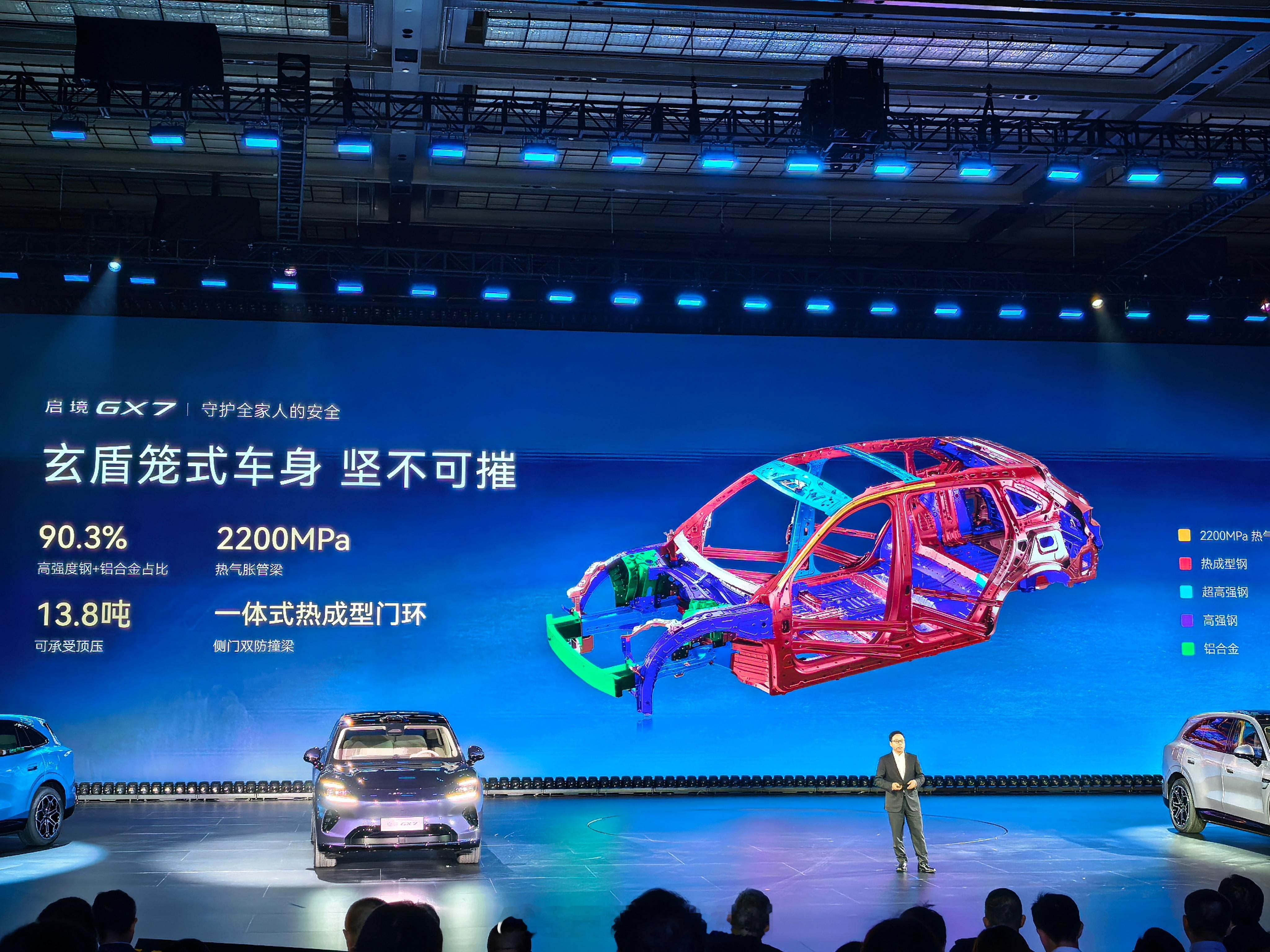 启境GX7开启预售24.99万元起，最大亮点是全面搭载华为七大智能化解决方案，就