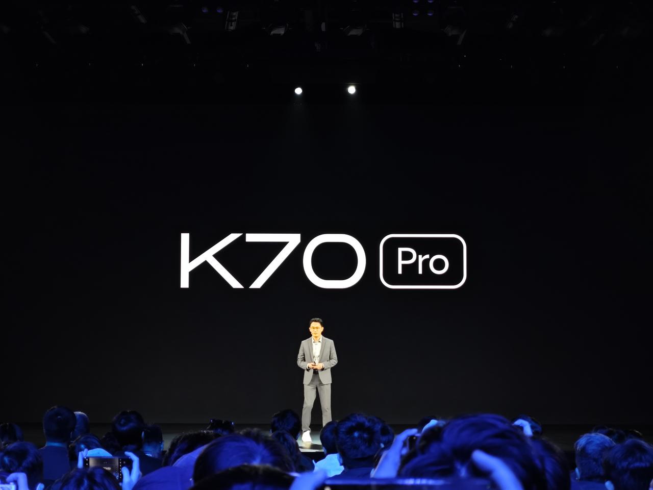 王腾来了，进入K70 Pro产品环节。