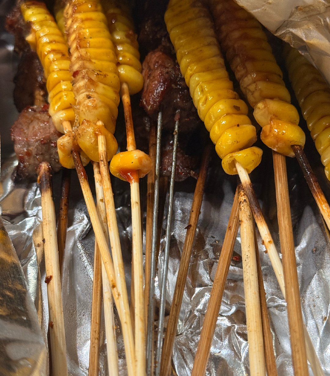 没抢到运动会票 奖励自己吃烧烤 