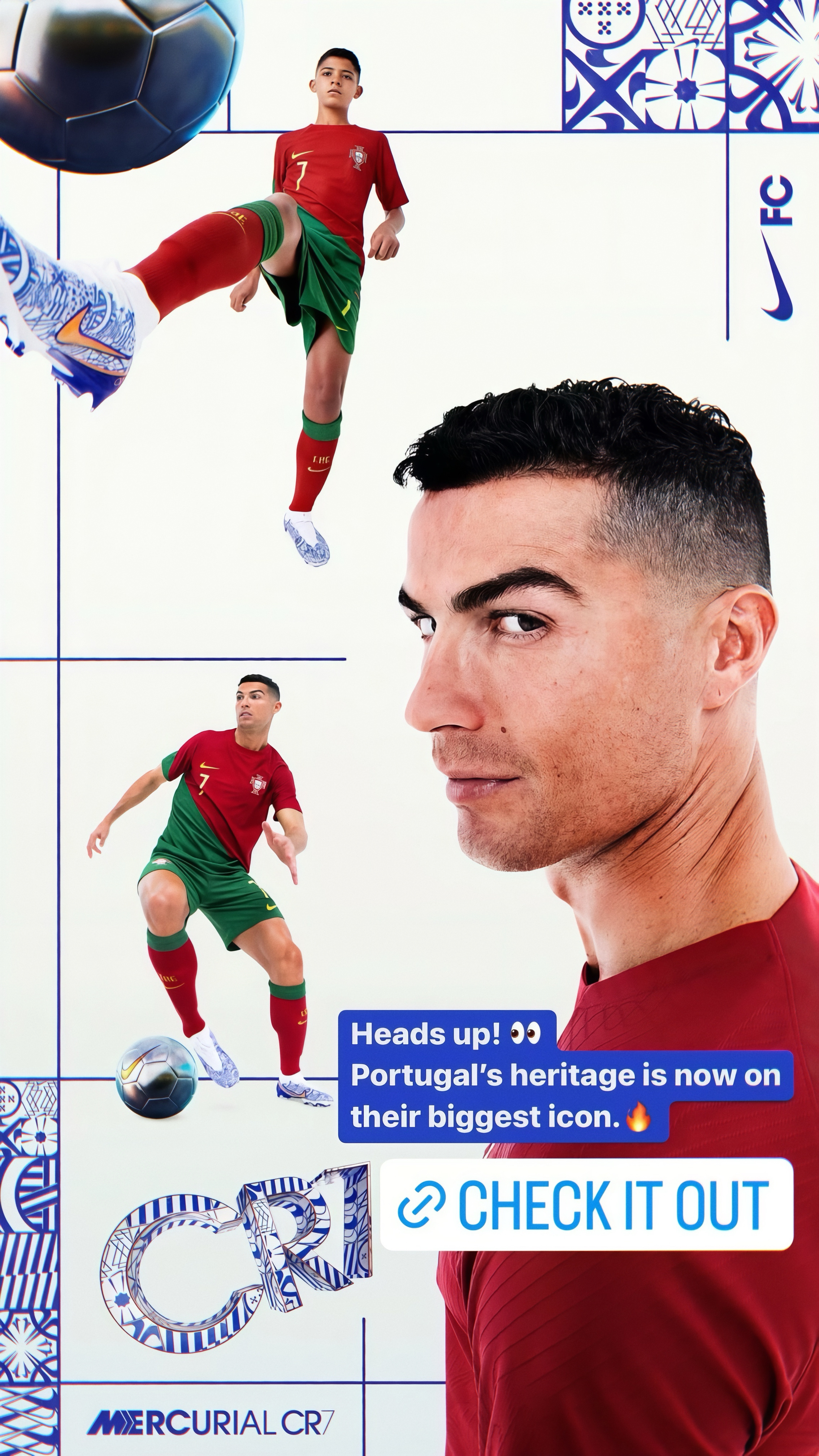 C罗C罗日常 🛑 据«Footy HeadLines»报道，耐克将不推出克里斯