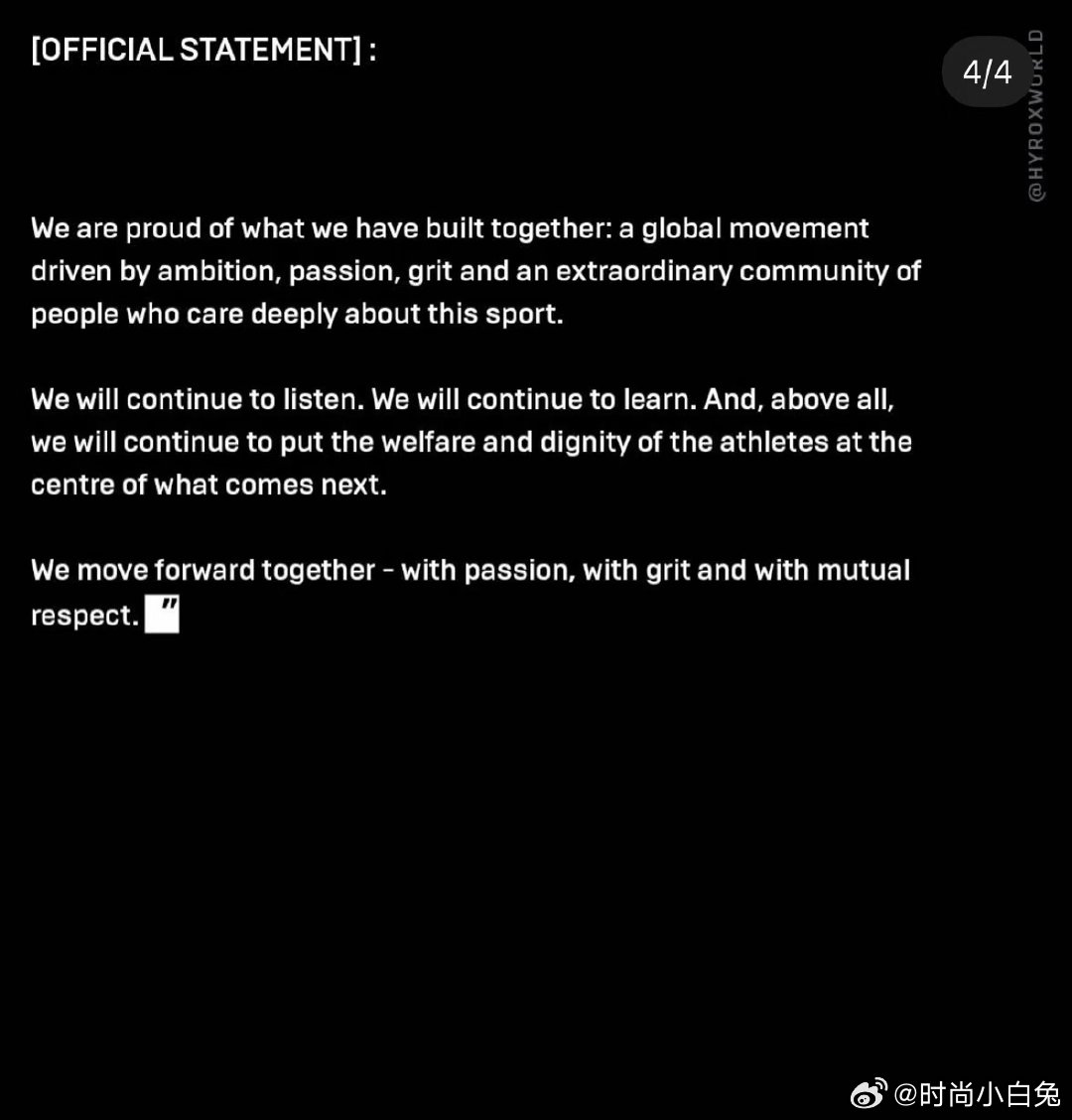 说实话，我真的曾经很喜欢HYROX。尤其是2025年的参赛，留下了很多热血又美好
