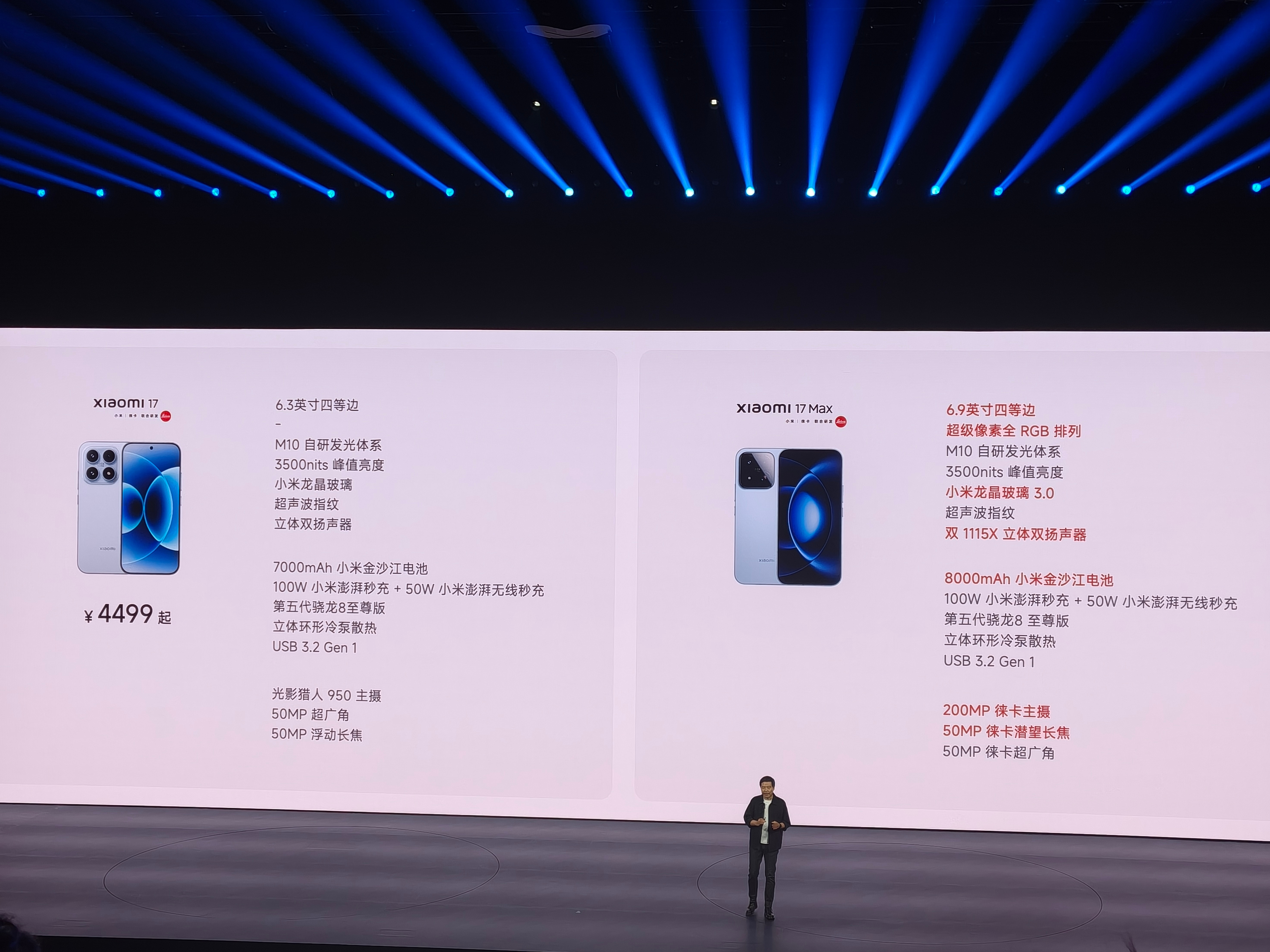 在小米新品发布会看到小米17 Max。就感觉这款机器把续航和影像都往前推了一步：