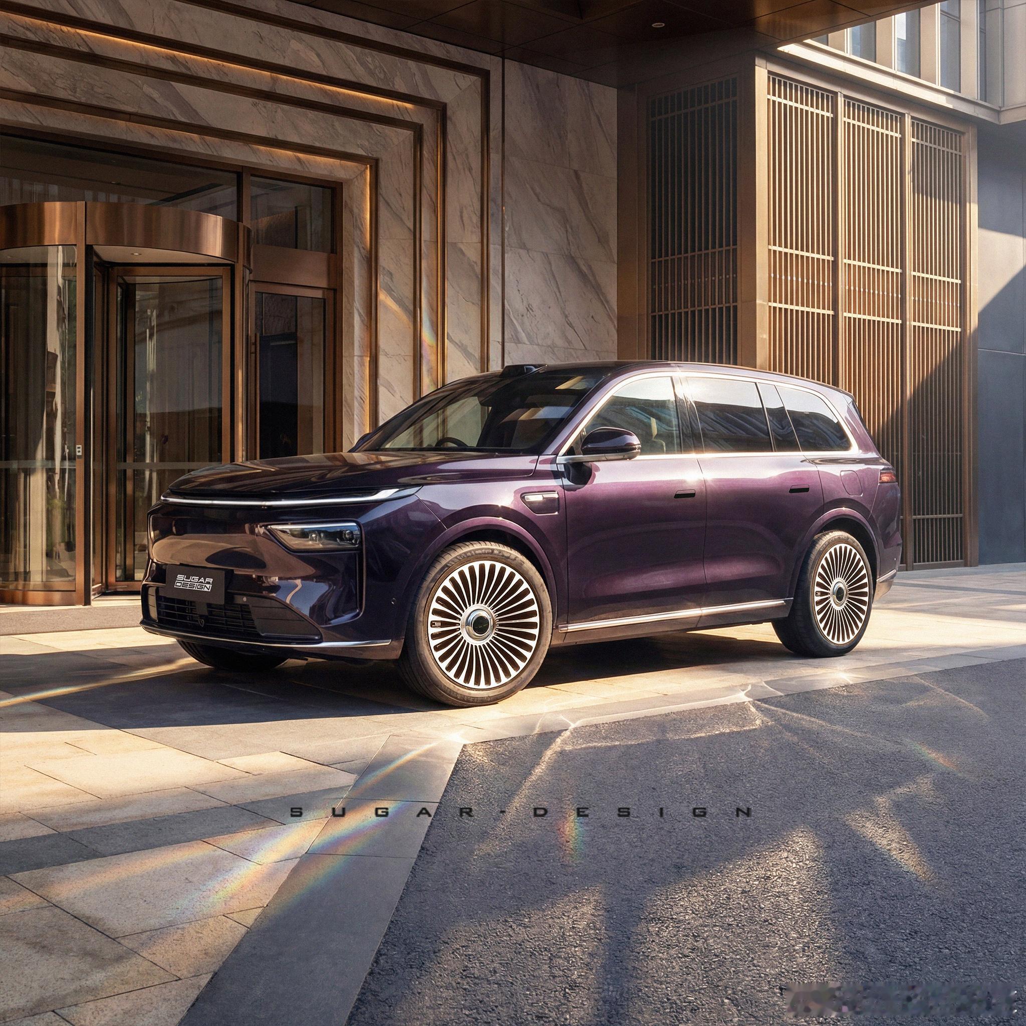 胖哥汽车频道 今天，网上流传出了两组东风和华为联手打造的奕境汽车的外观猜想图，临