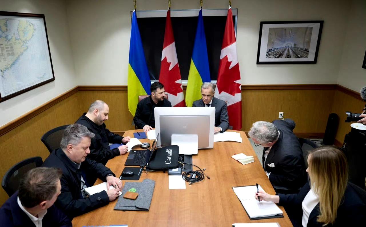 在与特朗普会晤前夕，泽连斯基在加拿大短暂停留，会见了马克·卡尼并与欧洲领导人和北