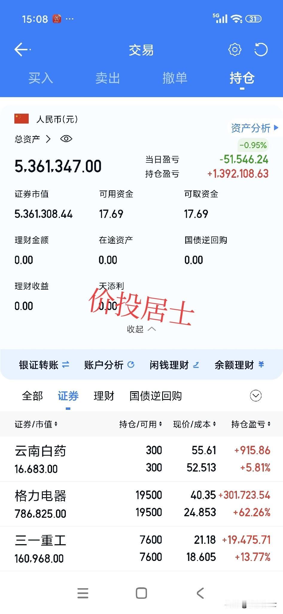 这会A股收盘了!大家看到没，现在随着面临年关，洗盘是越来越凶猛了[呲牙]估计一些